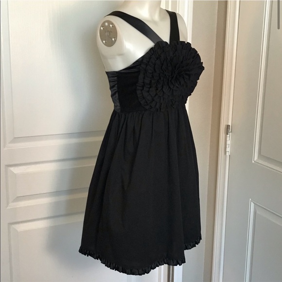 Anthropologie black flower dress - Picture 5 of 11